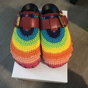 Women’s slide on shoe.